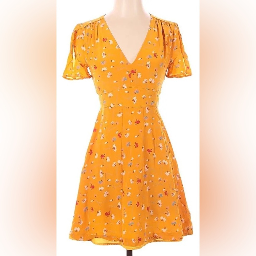 Madewell 100% Silk Belladonna Sundress
